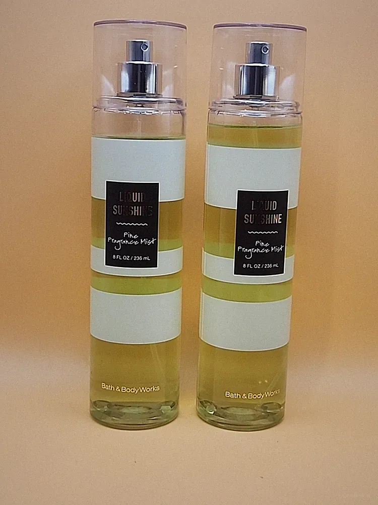 2 Bath & Body Works Liquid Sunshine Fine Fragrance Mist Body Spray 8 oz