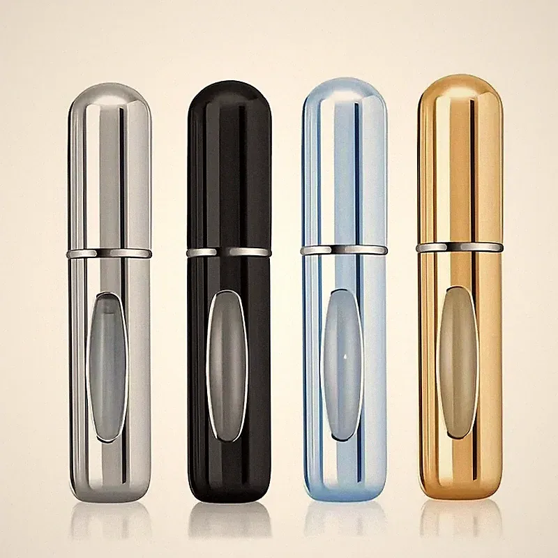 4Pcs 5ml Perfume Atomizer Portable Liquid Container for Cosmetics Traveling