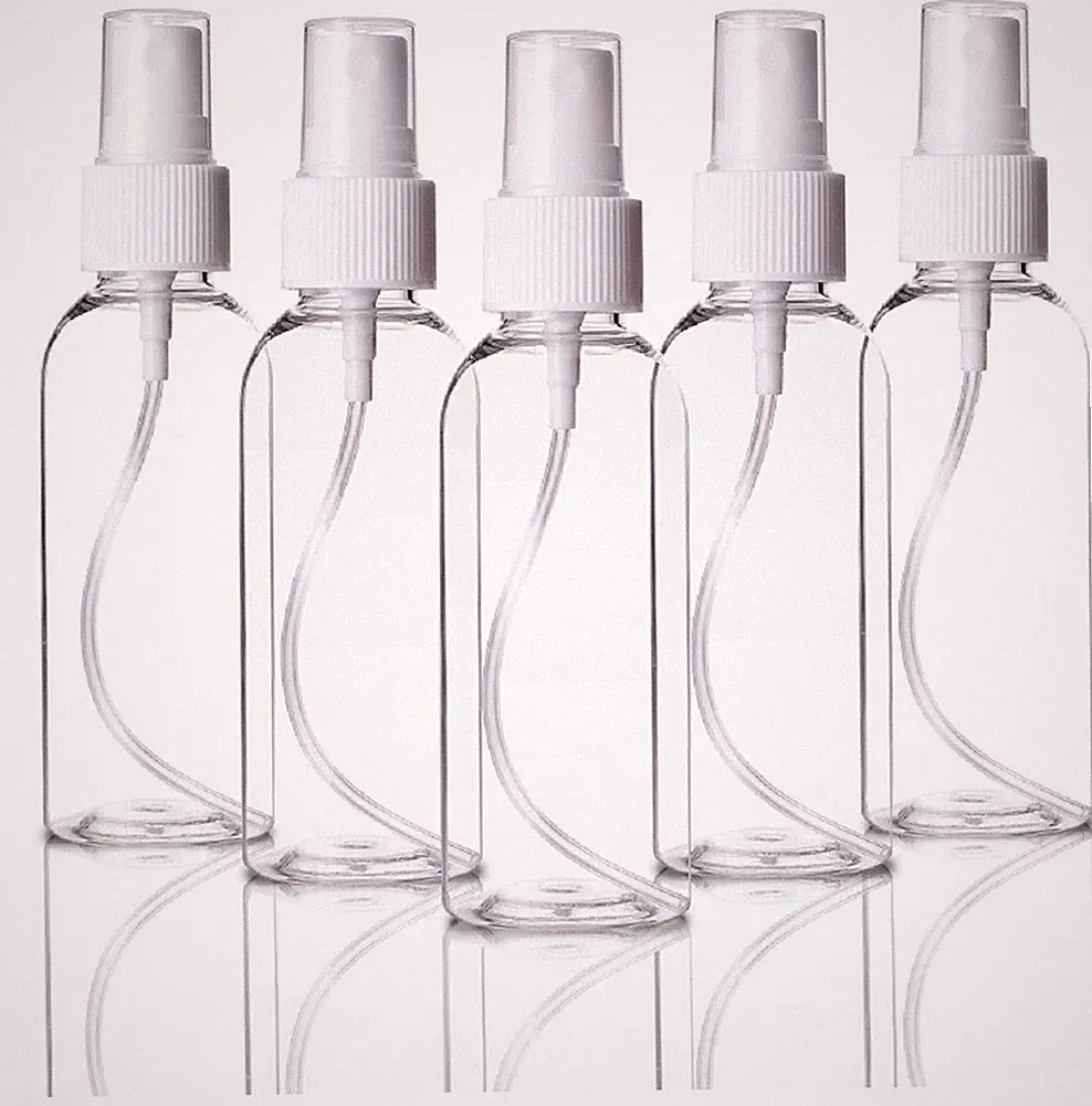 5-Pack Refillable Mist Spray Bottles Travel Atomizers for Perfume Oil Liquid Set